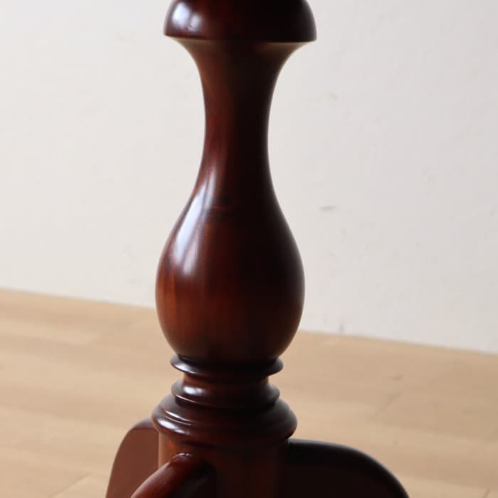 ヴィンテージ サイドテーブル 丸 レトロ 古家具 マホガニー カフェ 喫茶