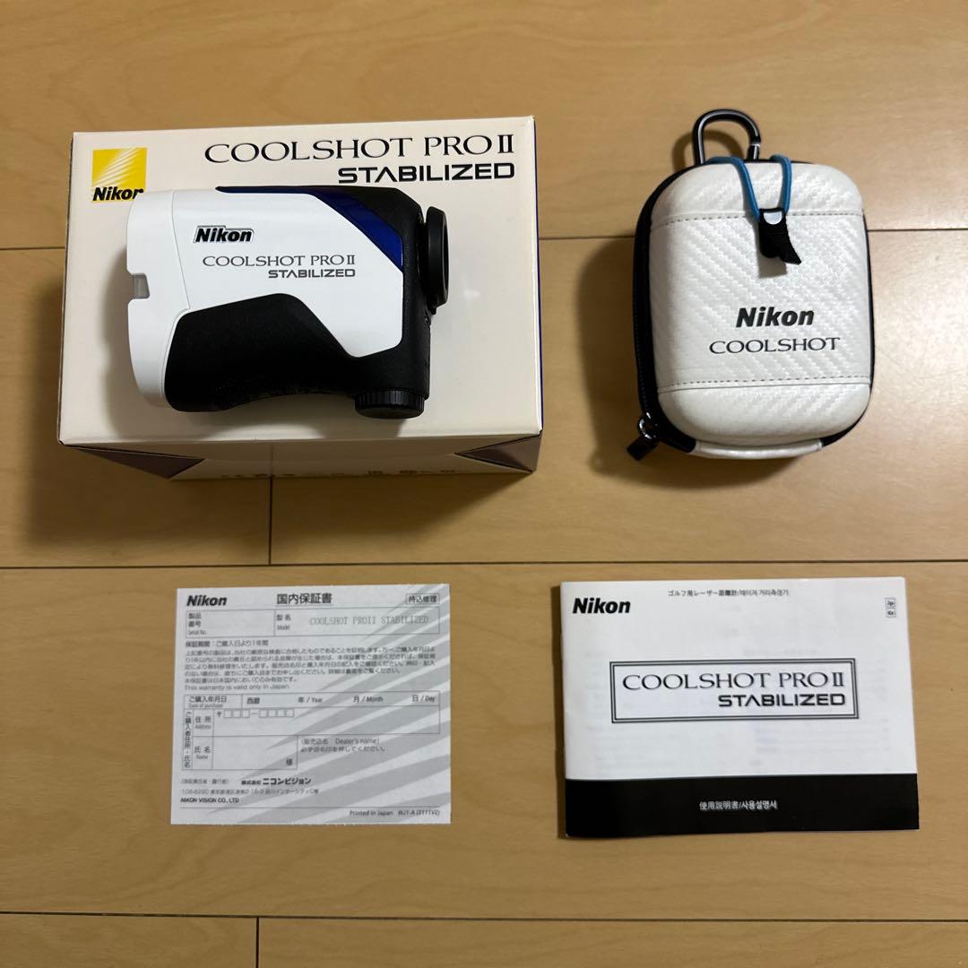 Nikon COOLSHOT PRO II STABILIZEDゴルフ用距離計