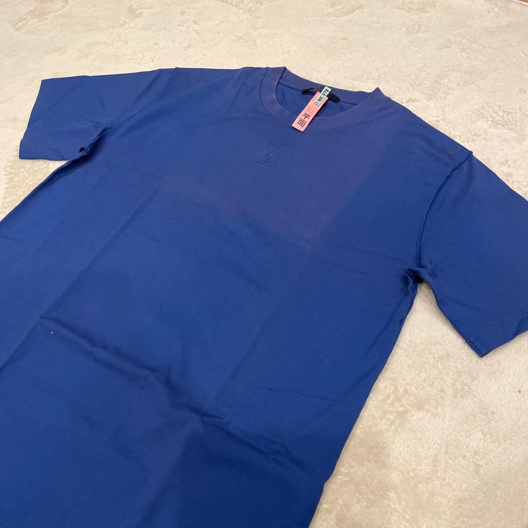 ルイヴィトン　青Tシャツ　難ありXL