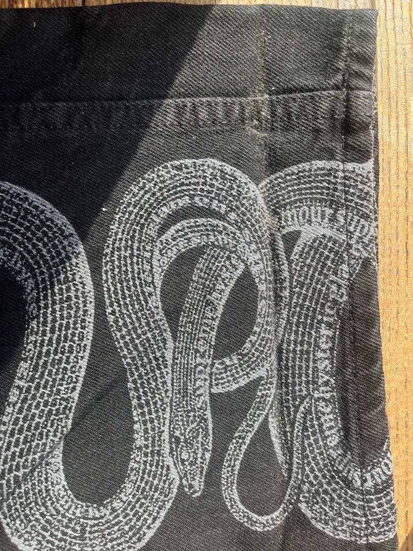 Supreme Hysteric Glamour スネーク ペインターパンツ