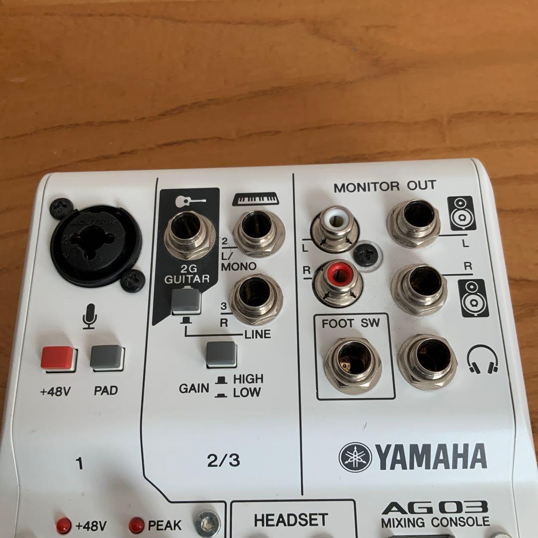 YAMAHA AG03 ミキシングコンソール　本体のみ