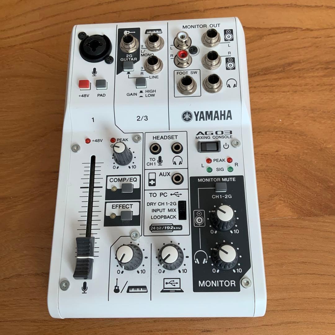 YAMAHA AG03 ミキシングコンソール　本体のみ