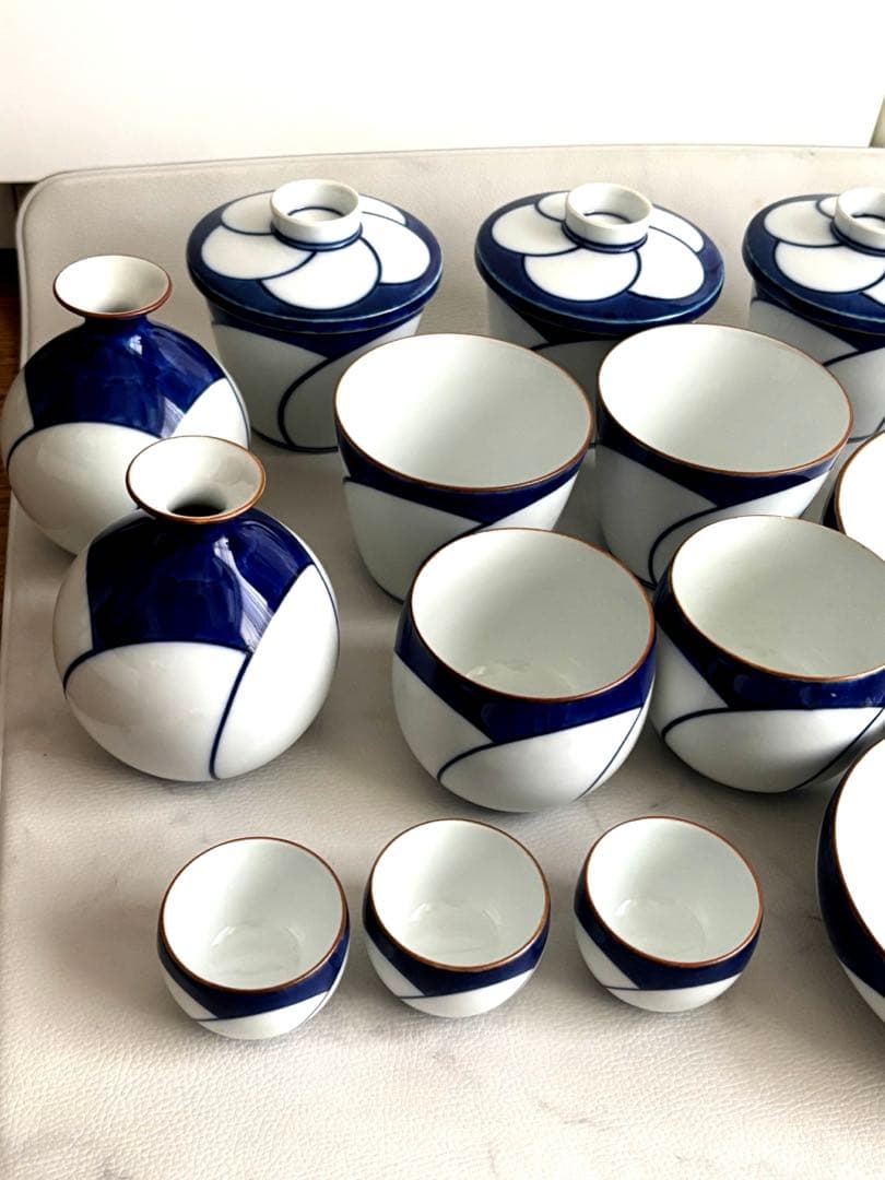 白山陶器 波佐見焼 ねじり梅　セット