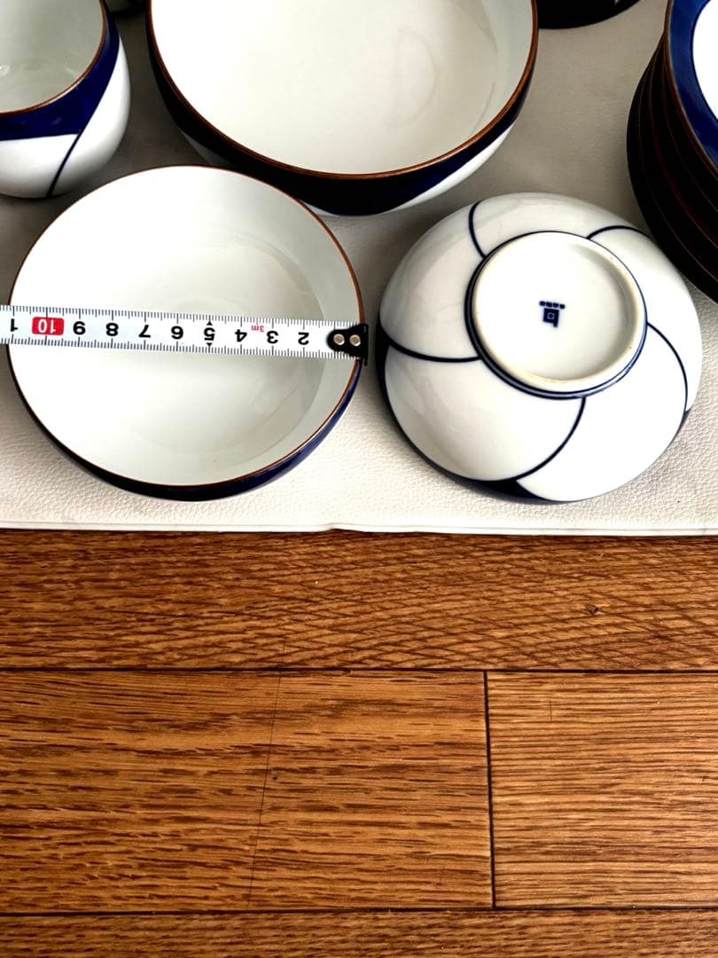 白山陶器 波佐見焼 ねじり梅　セット