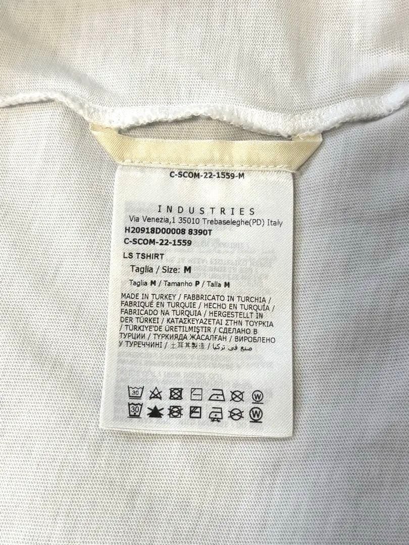 【1/5まで値下げ中】 MONCLER ホワイト 長袖カットソー