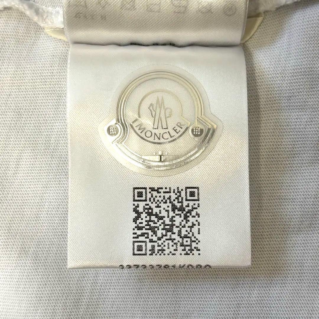 【1/5まで値下げ中】 MONCLER ホワイト 長袖カットソー