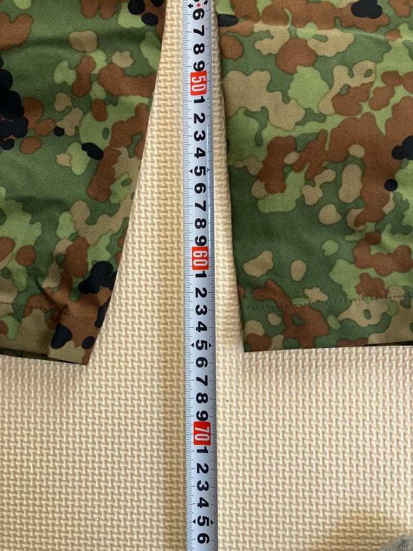 陸上自衛隊　迷彩　雨衣　上下　モンベル　GORE-TEX　M　新品　送料込