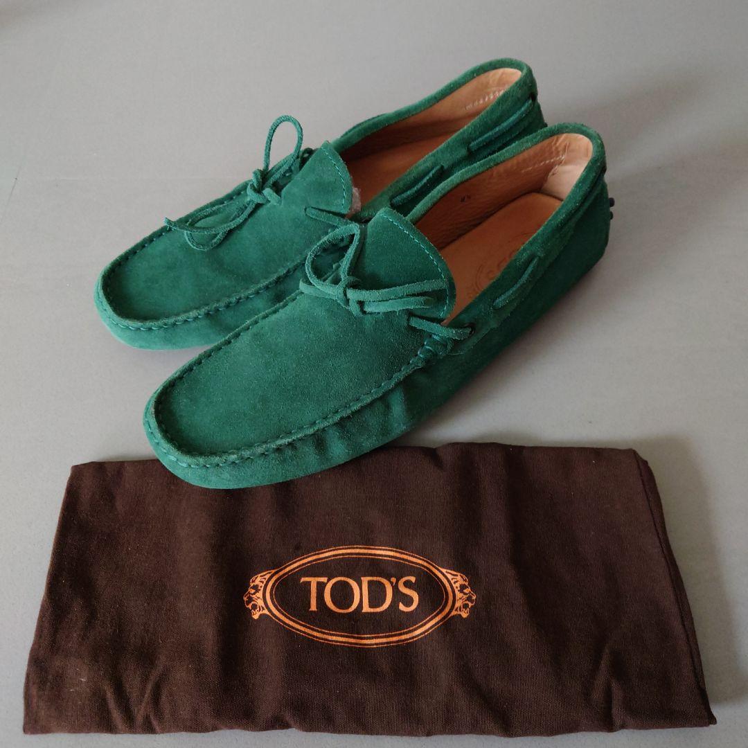 【 TOD'S】ゴンミーニ 緑 Size 8 1/2(26.5-27cm)