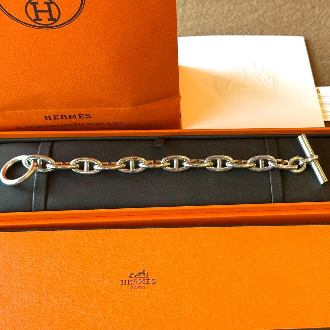 エルメスシェーヌダンクルブレスレットGM 12コマ