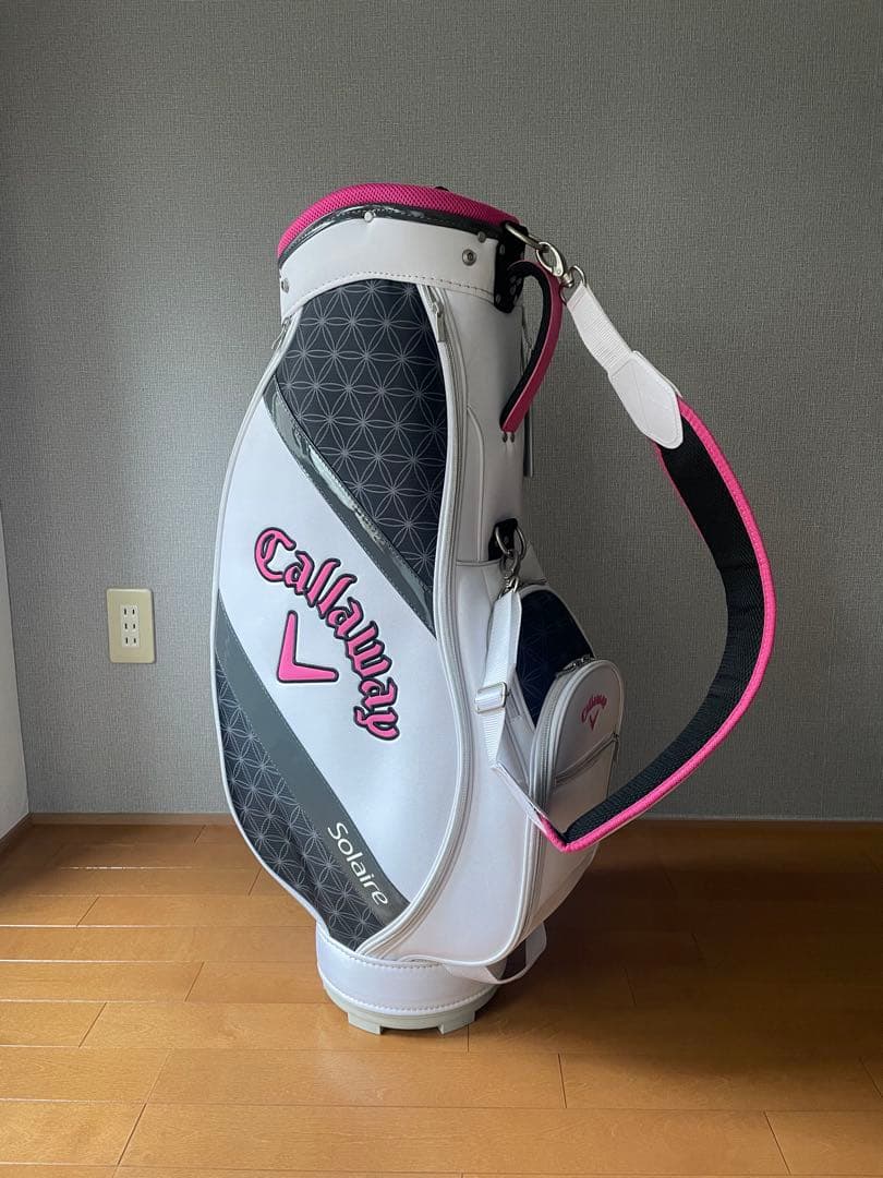 Callaway Solaire キャディバッグ ホワイト/ピンク