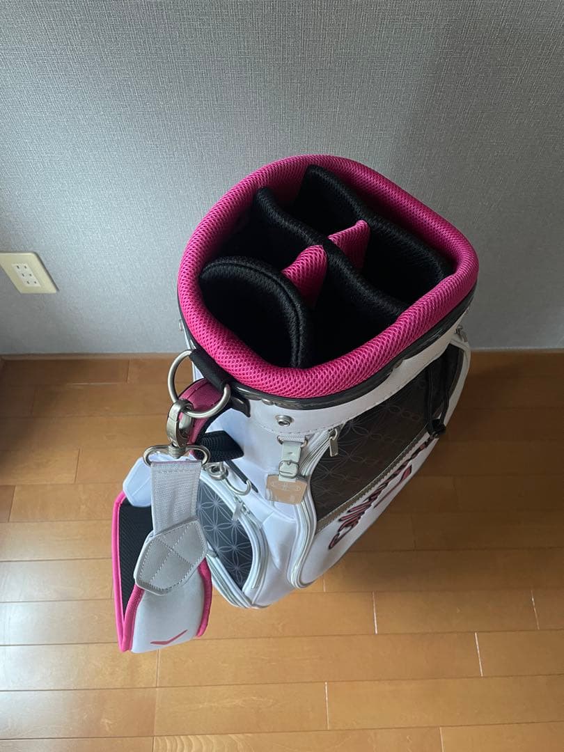 Callaway Solaire キャディバッグ ホワイト/ピンク