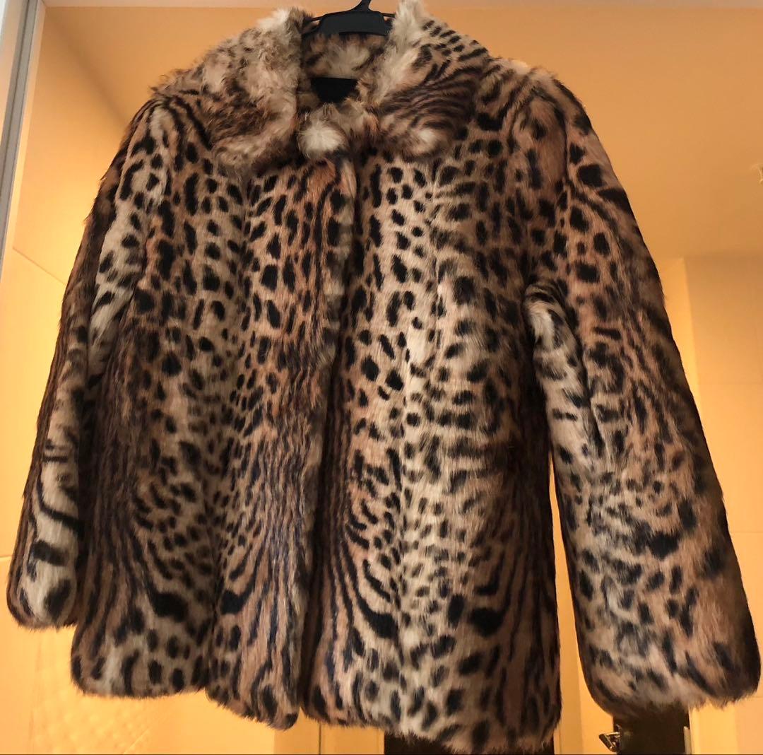 JOSEPH ジョセフ　レオパード　ラビットファー