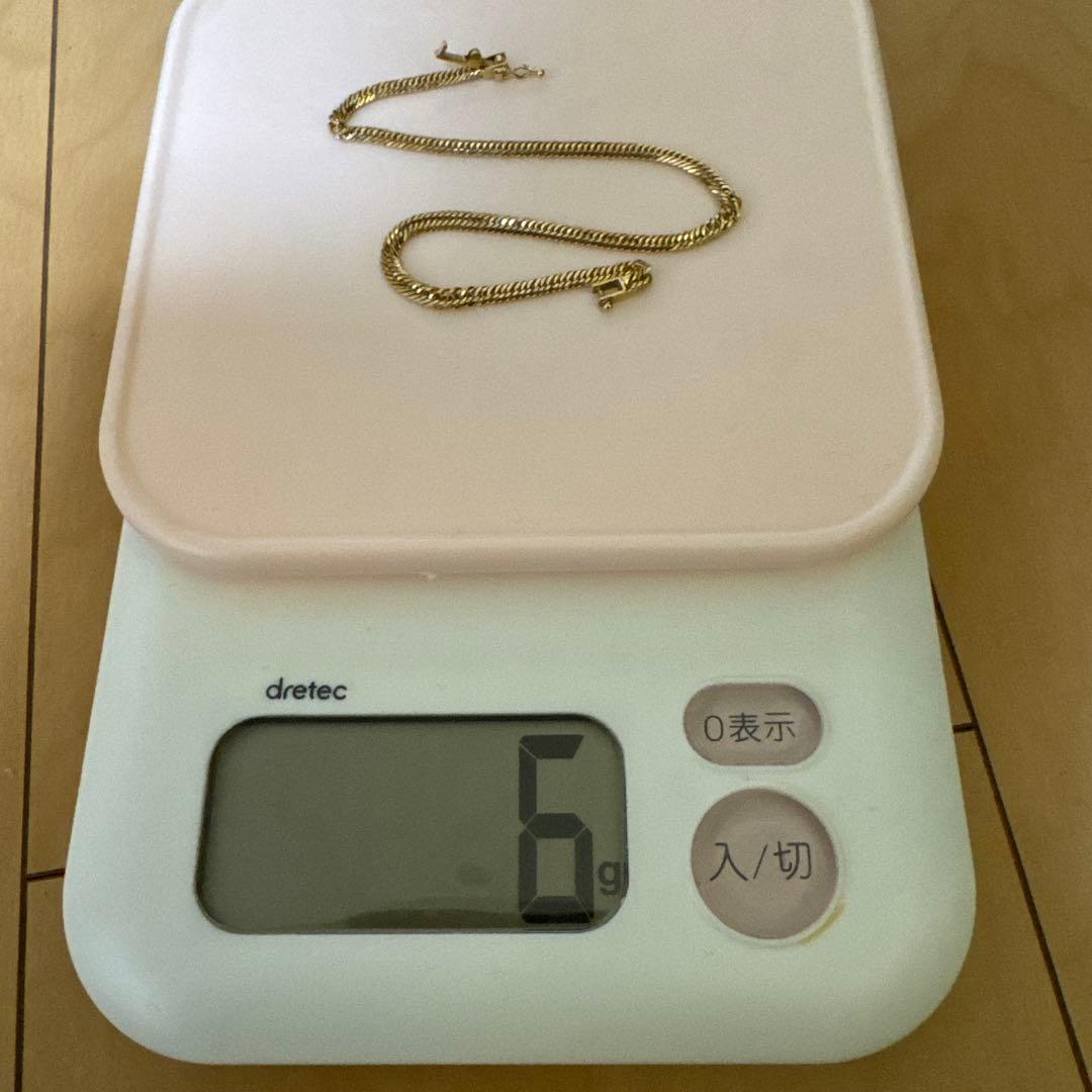 18金　アンクレット　23センチ　6g