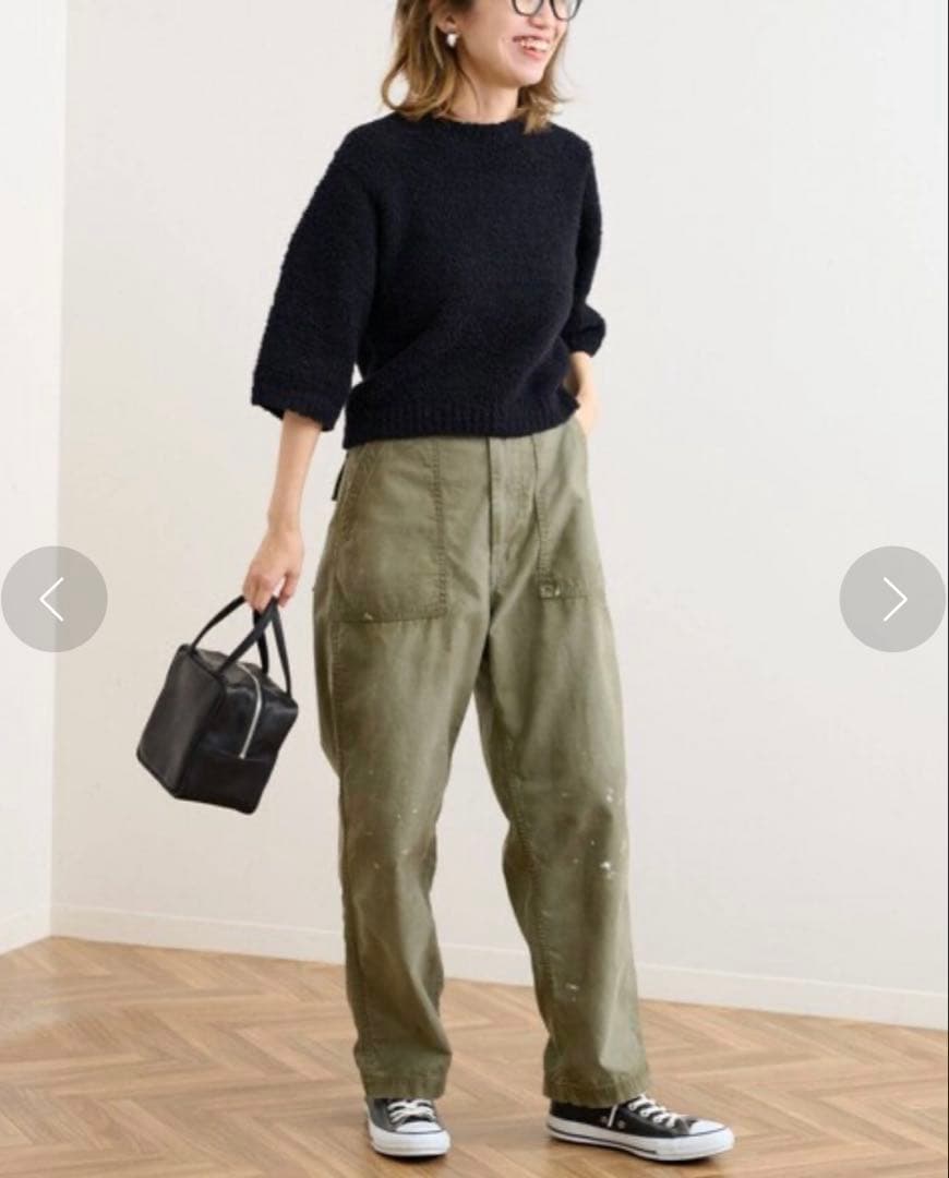 FRAMeWORK JOHNBULL バックサテンHWベイカーパンツ ジョンブル