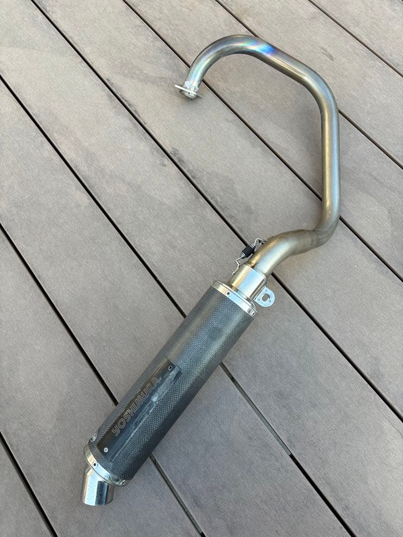 ゆ*ん様 エイプ50 エイプ100 ヨシムラ　チタンマフラー　チタンサイクロン