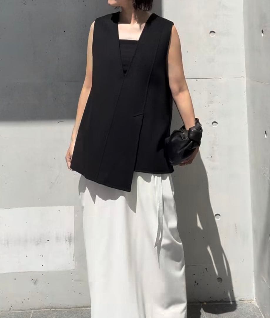 トップス frey double beaver vest