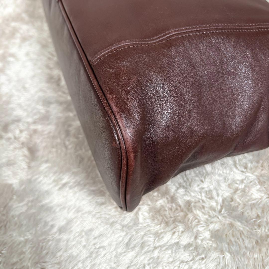 大容量　オールド コーチ グラブタン レザー 4155 トートバッグ ブラウン