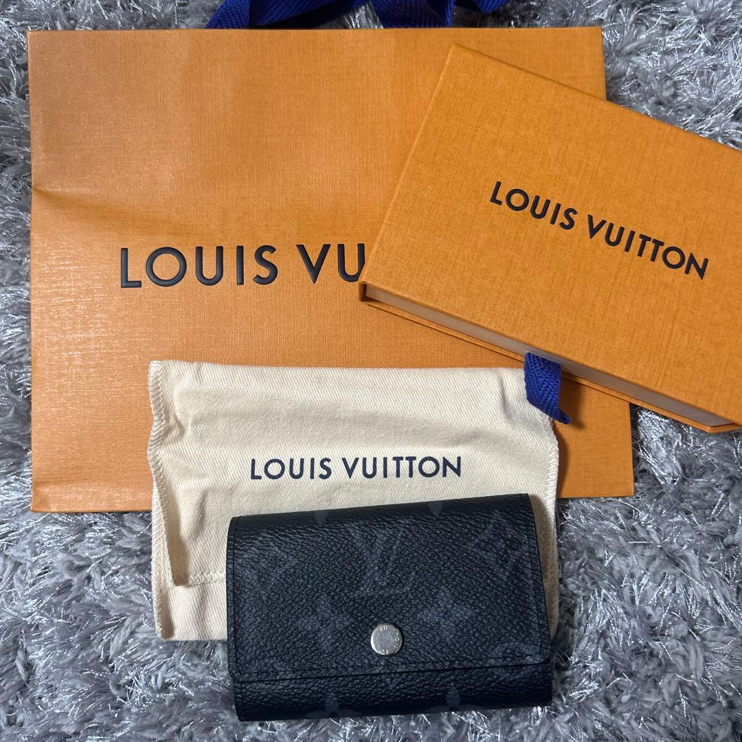《新品未使用》ルイヴィトン キーケース ミュルティクレ 6 ブラック