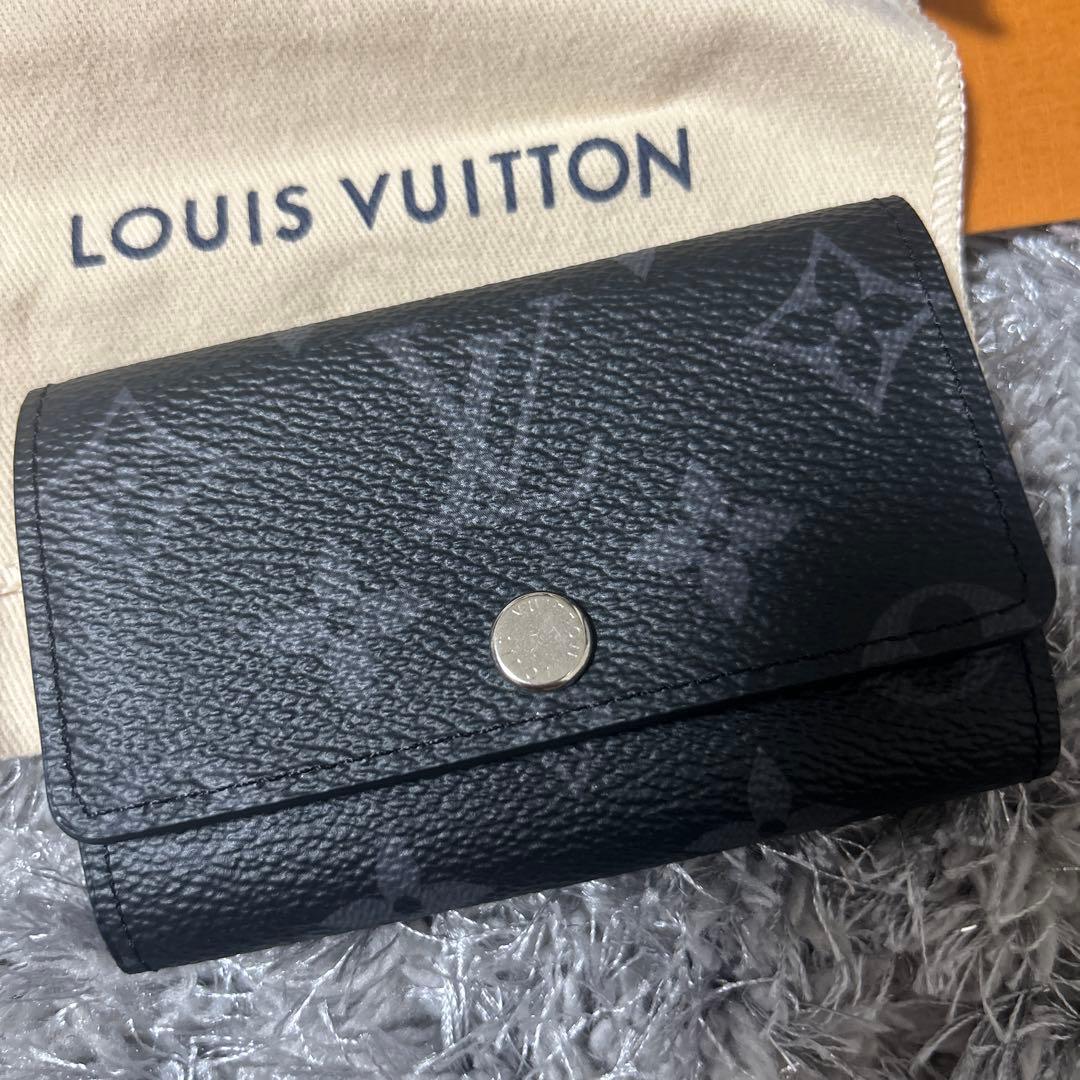 《新品未使用》ルイヴィトン キーケース ミュルティクレ 6 ブラック