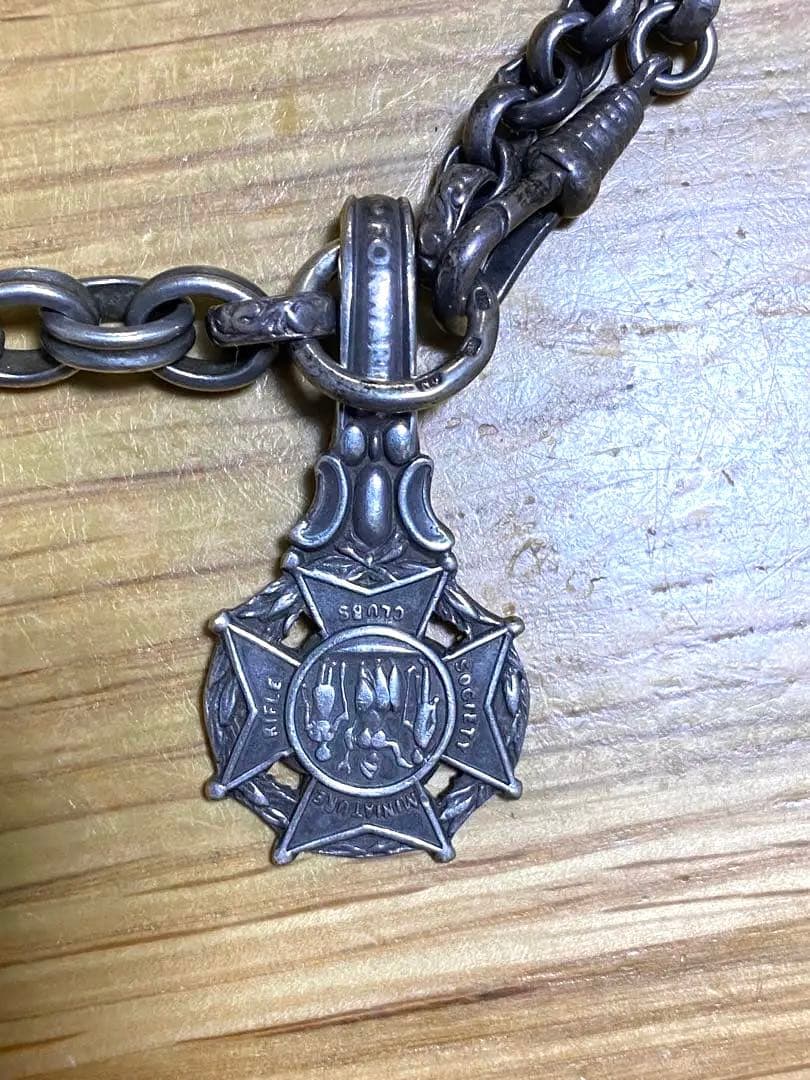 RUST ウォレットチェーン　シルバー925 ホールマーク　イギリス製