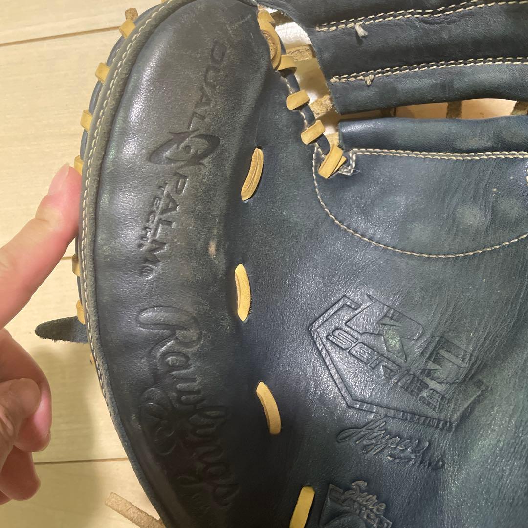 Rawlings 少年軟式用キャッチャーミット　ネイビー