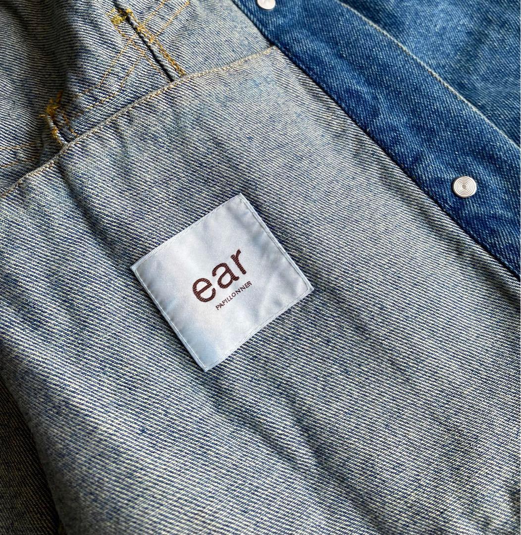 PEZ × ear PAPILLONNER ピンバッジデニムジャケット 25SS