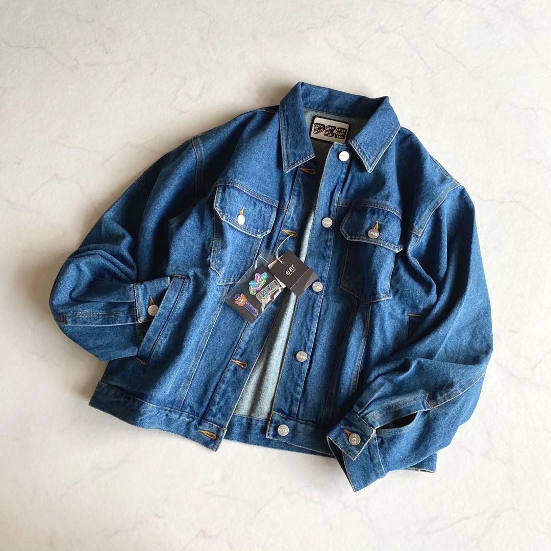 PEZ × ear PAPILLONNER ピンバッジデニムジャケット 25SS