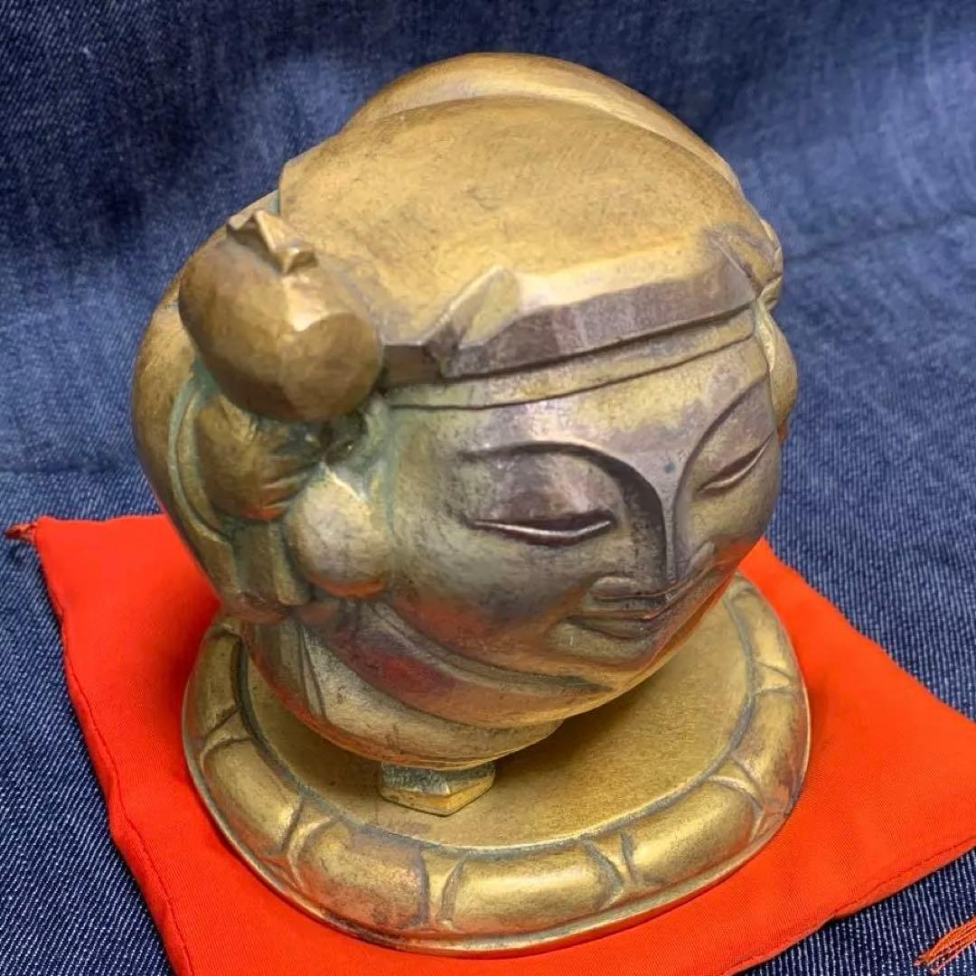 平櫛田中 大黒天 ブロンズ像　高さ約12cm 重さ約2.7kg