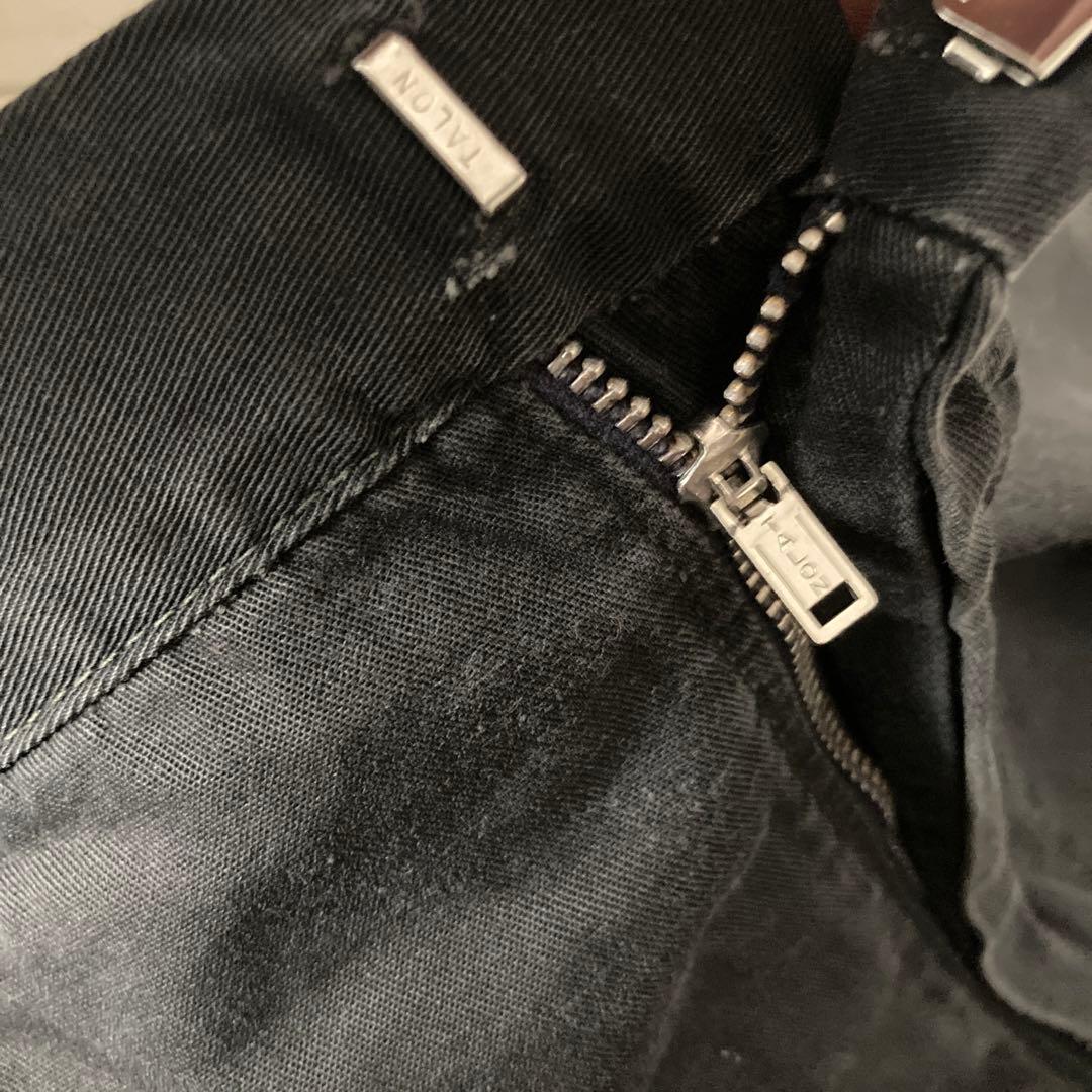 60s 50s ブラックパンツ　ヴィンテージ　usa製 コットン　ワーク