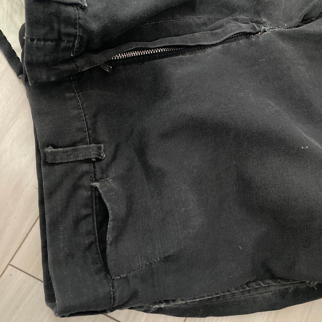 60s 50s ブラックパンツ　ヴィンテージ　usa製 コットン　ワーク