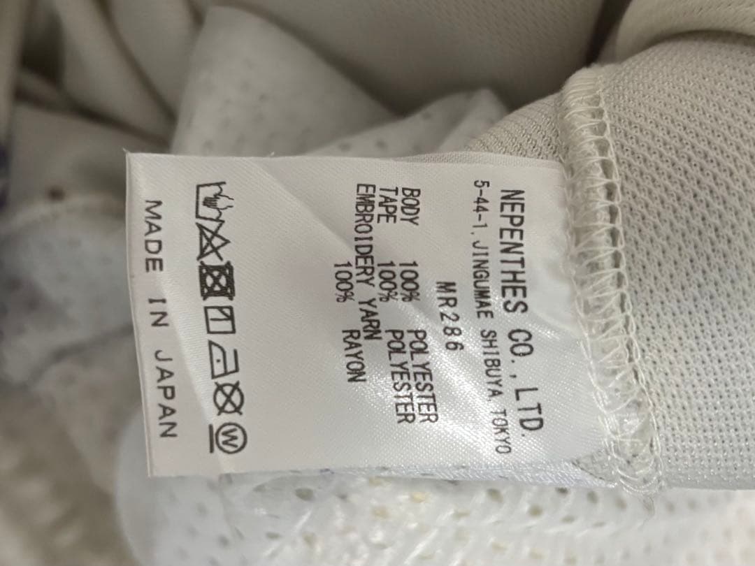 Needles セットアップ 白紫