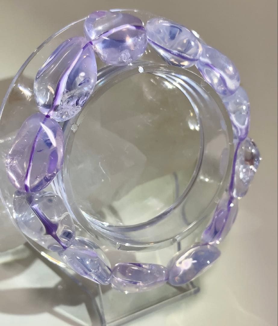 ⭐️ゆうこ様⭐️癒しのパワー強め❣️ 高品質スコロライト　ブレスレット　レインボー