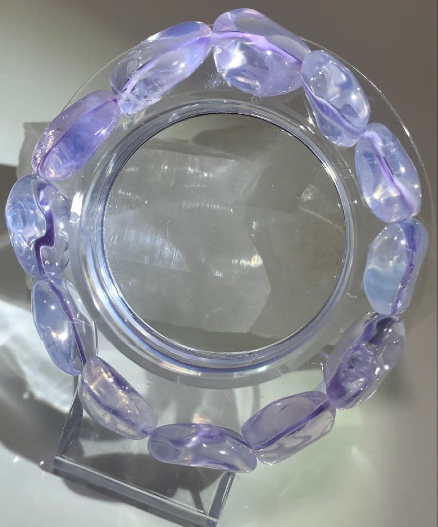 ⭐️ゆうこ様⭐️癒しのパワー強め❣️ 高品質スコロライト　ブレスレット　レインボー