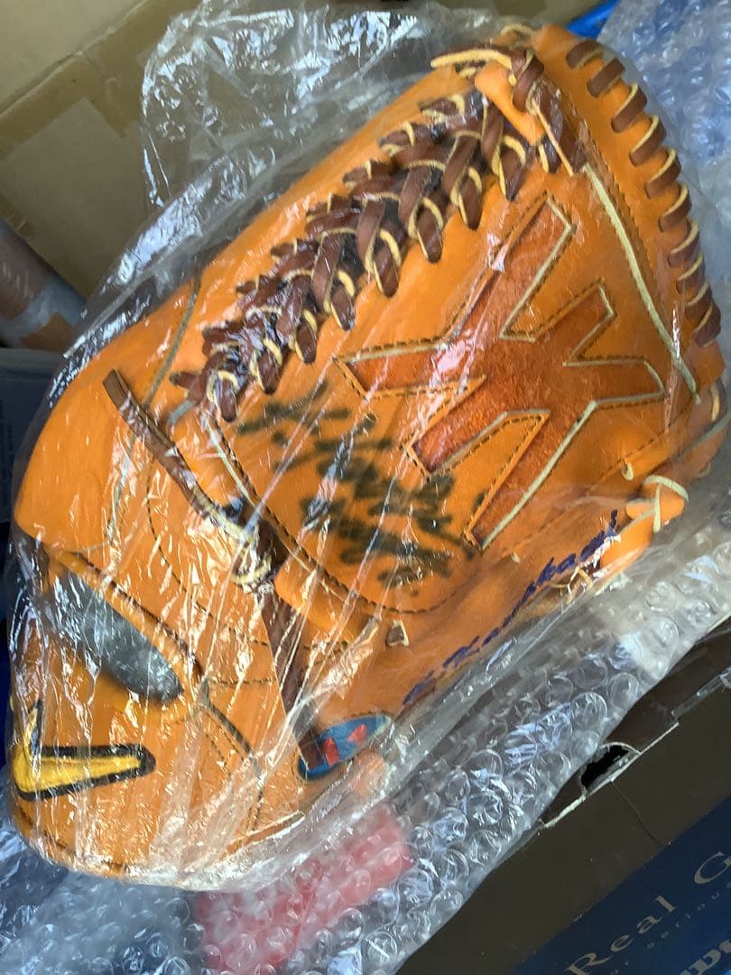 激レア 直筆サイン入り 中日ドラゴンズ 川上憲伸投手 プロ支給品グローブ