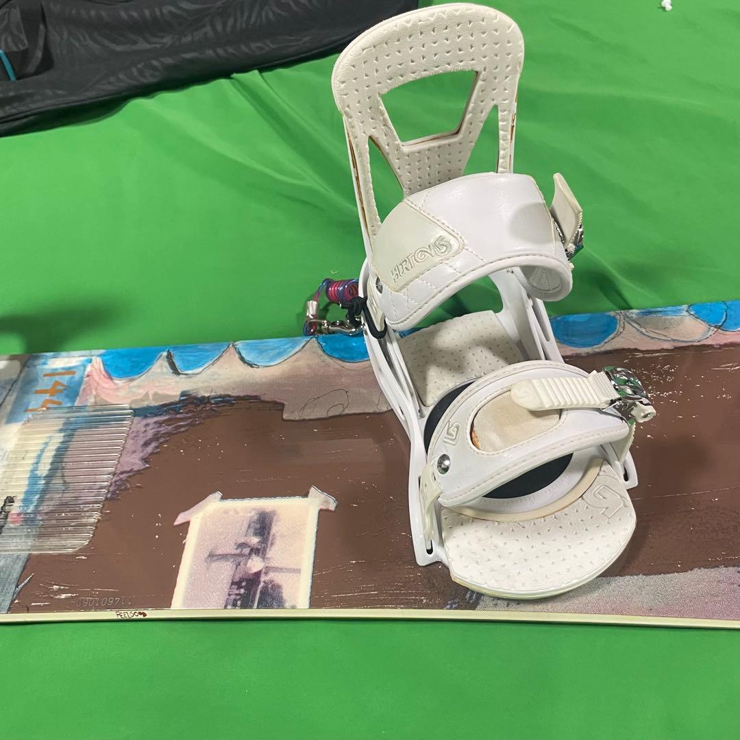 ◯バートンセット フィールグッド × バートン レディース スノーボードセット