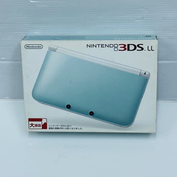 ★未使用品★極美品ニンテンドー3DS LL　ミント×ホワイト生産終了 訳