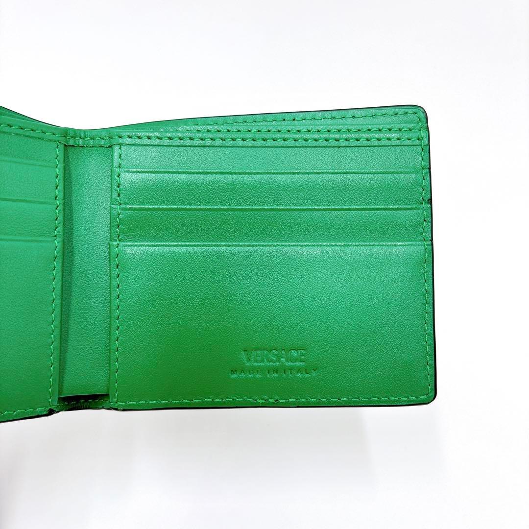 美品 ＊ VERSACE ヴェルサーチ メデューサ バイカラー 二つ折り財布