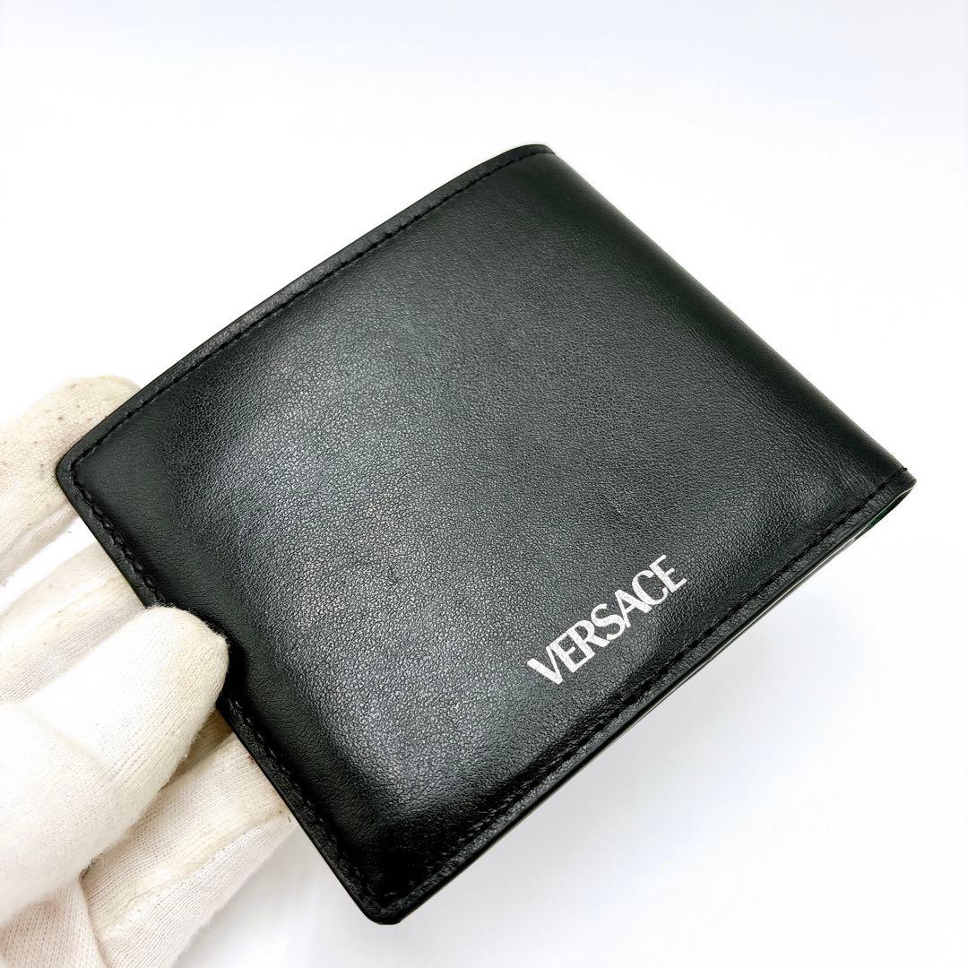美品 ＊ VERSACE ヴェルサーチ メデューサ バイカラー 二つ折り財布