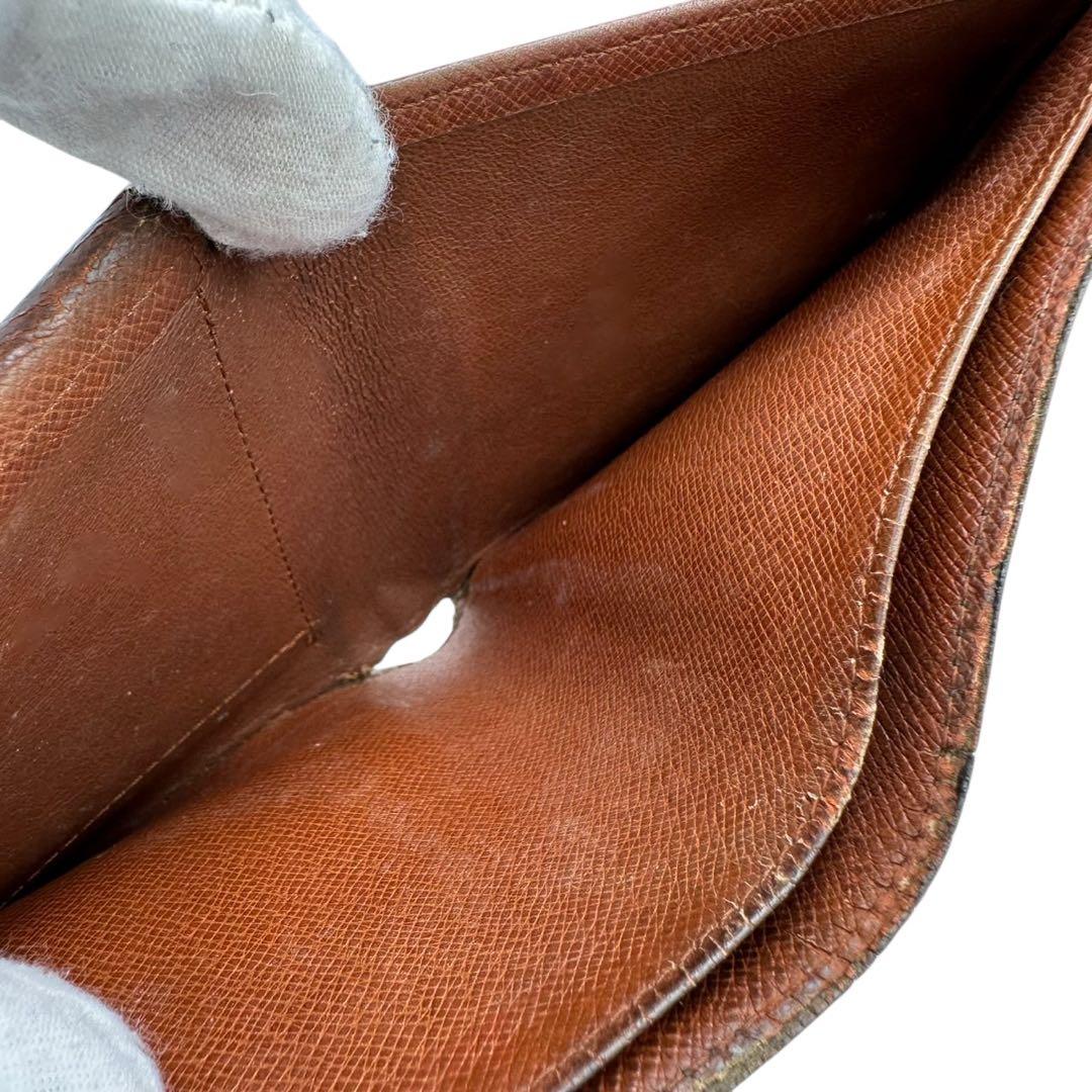 【美品】ルイヴィトン ポルトビエカルトクレディモネ 2つ折り財布 モノグラム