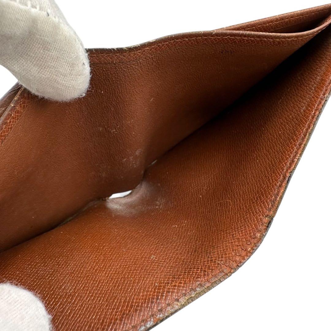 【美品】ルイヴィトン ポルトビエカルトクレディモネ 2つ折り財布 モノグラム