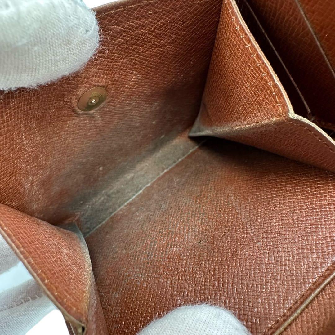 【美品】ルイヴィトン ポルトビエカルトクレディモネ 2つ折り財布 モノグラム