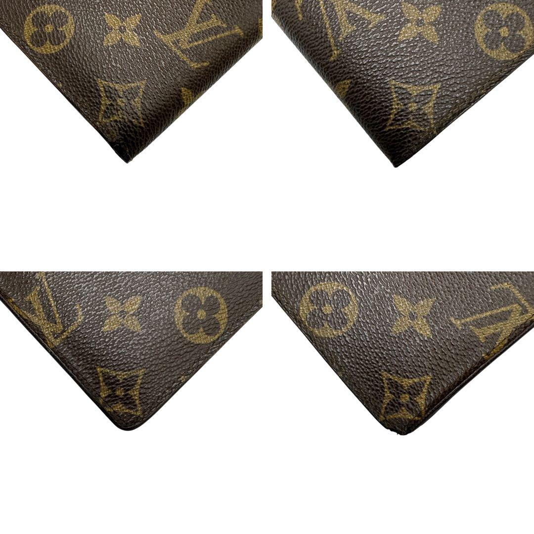 【美品】ルイヴィトン ポルトビエカルトクレディモネ 2つ折り財布 モノグラム