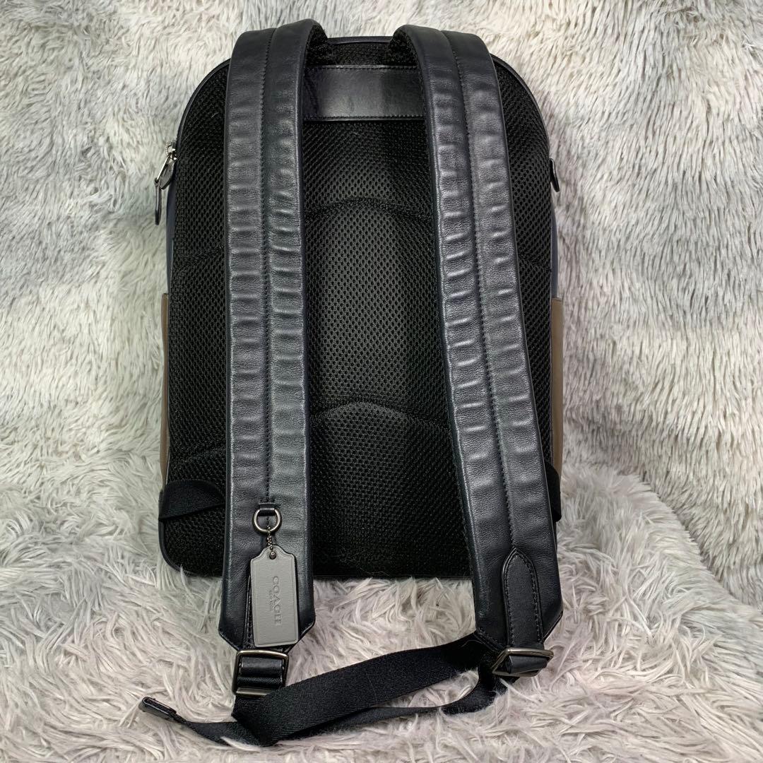 極美品 COACH コーチ グラハム リュック バッグパック デイパック レザー