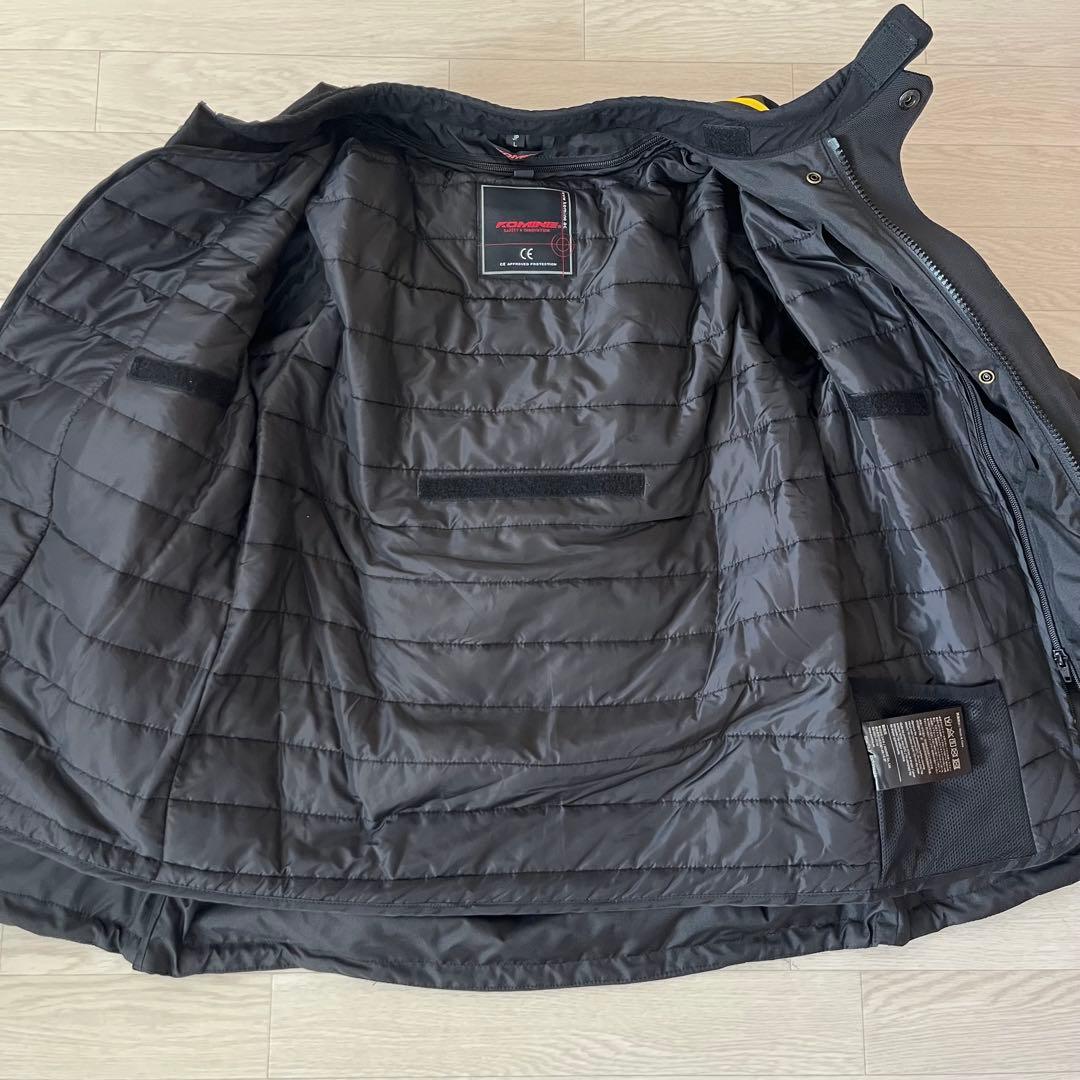 美品 KOMINE JK-605 スプリームプロテクトウインタージャケット L