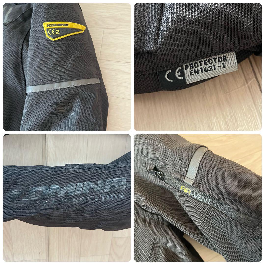 美品 KOMINE JK-605 スプリームプロテクトウインタージャケット L
