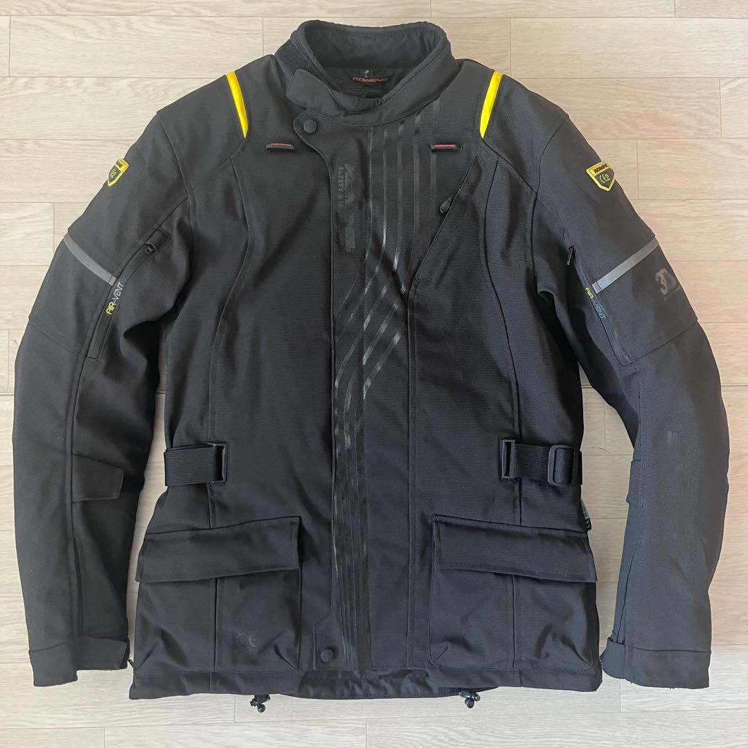 美品 KOMINE JK-605 スプリームプロテクトウインタージャケット L