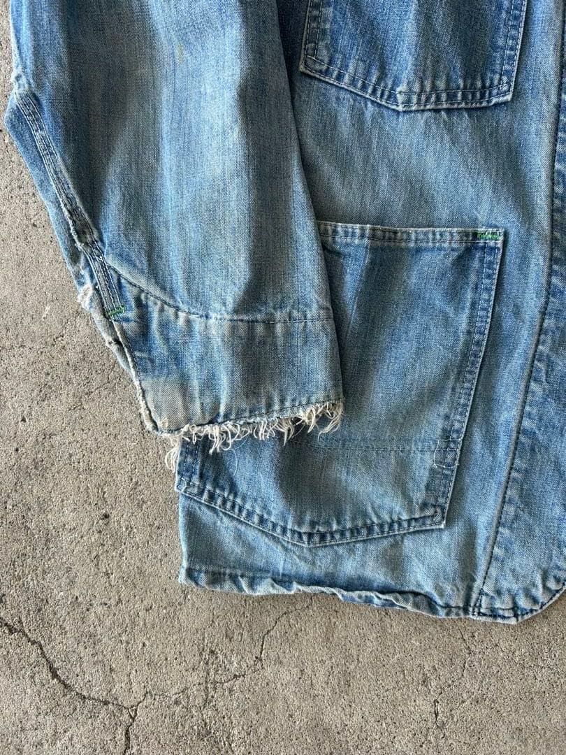 【vintage】 60~70s Oshkosh デニムカバーオール ボロ