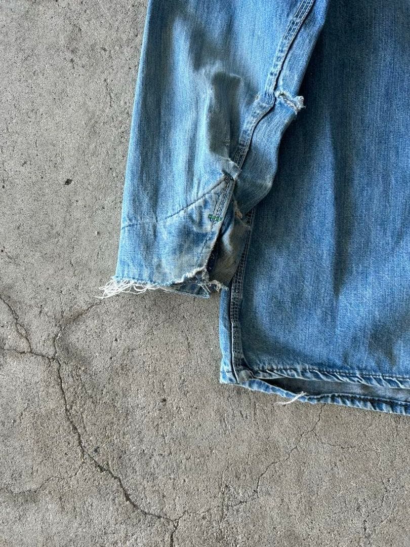 【vintage】 60~70s Oshkosh デニムカバーオール ボロ