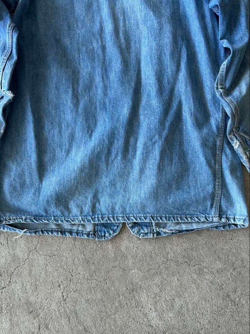 【vintage】 60~70s Oshkosh デニムカバーオール ボロ