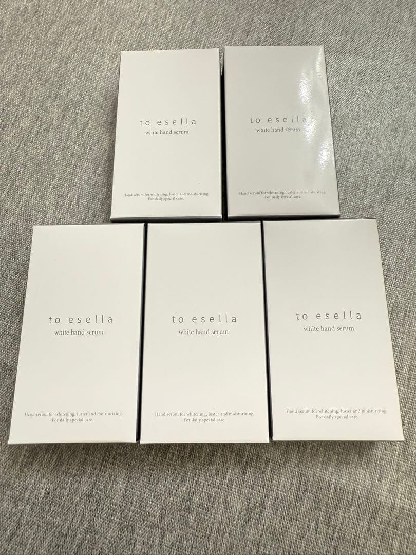 to eséllā ホワイトハンドセラム 5個セット